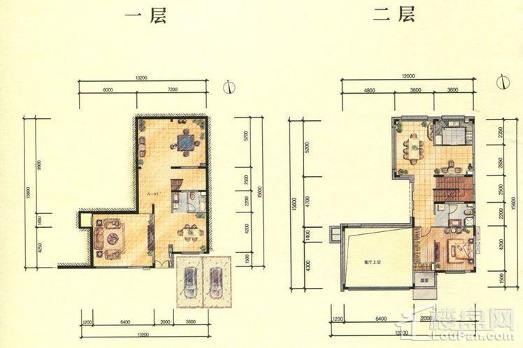 A1户型 一 二层