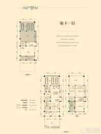 瀚林熙水台3#05户型地下一层