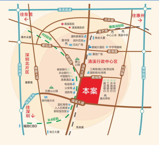 南峰华桂园位置图