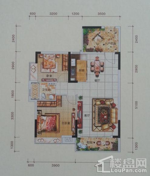 3期标准层D1户型