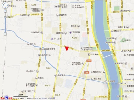 中国铁建·太原国际城位置图