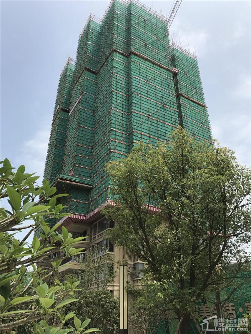 龙光玖珑府9#楼工程进度实景图（摄于2017.5.9）