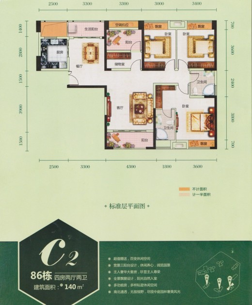 中铁置业·世纪山水配套图