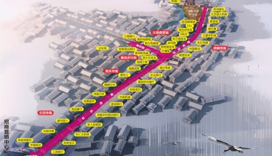 新合作·虹桥路商业街位置图