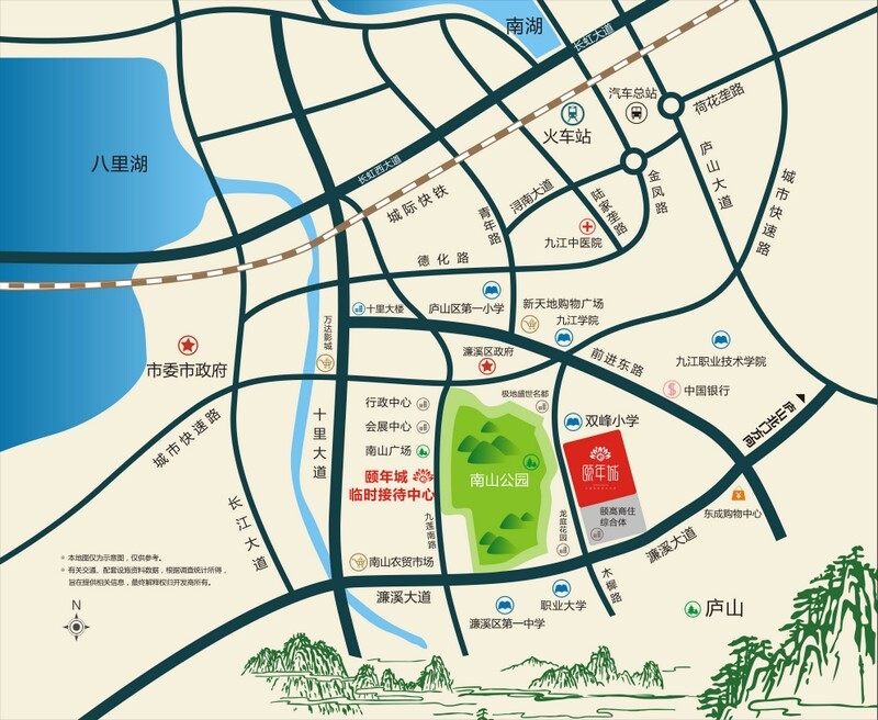 国颐·颐年城位置图