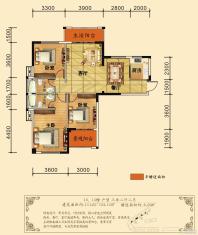 祥东·金泰城C3户型图