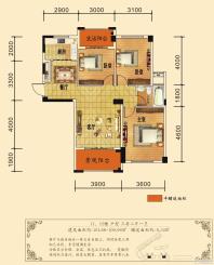  祥东·金泰城C3户型图