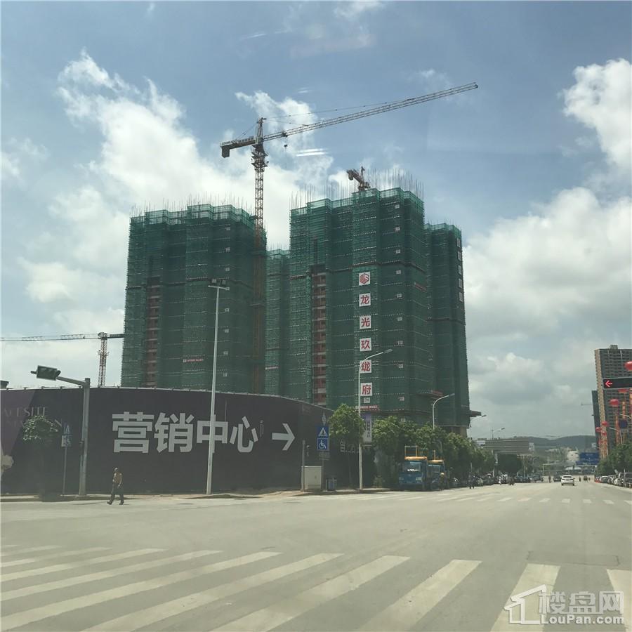 龙光玖珑府工程进度（摄于2017.6.25）