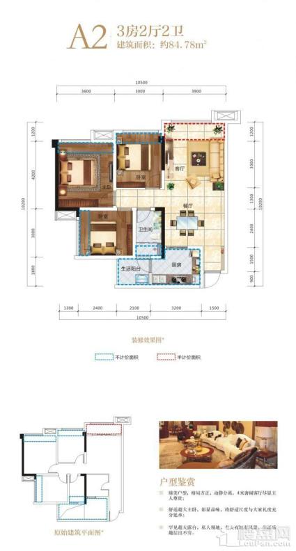 长虹天樾A2户型图