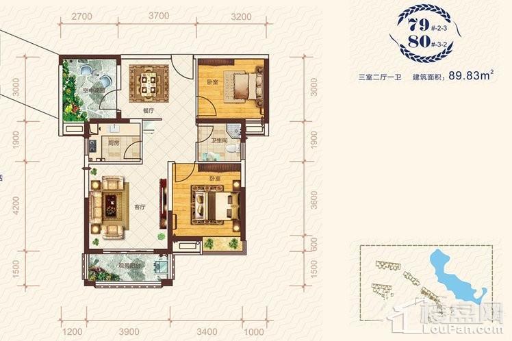 89.83平户型