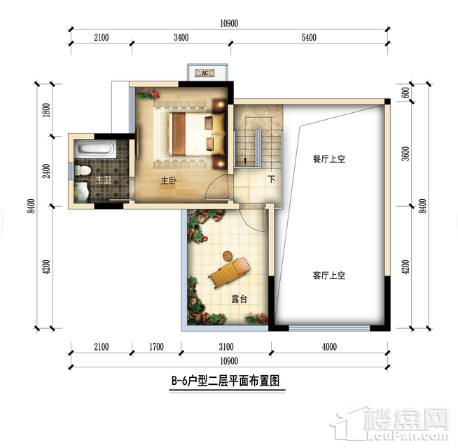 金润城B6二层户型