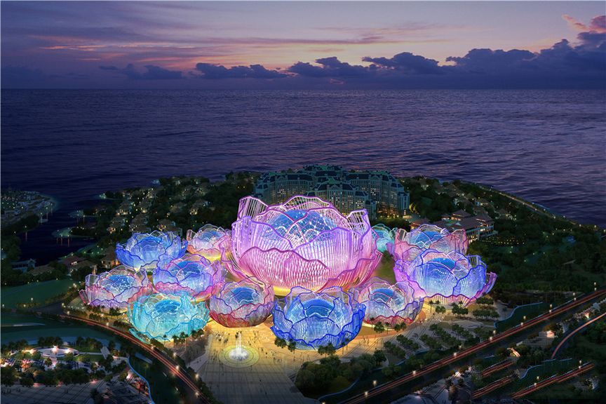 中国海南海花岛效果图