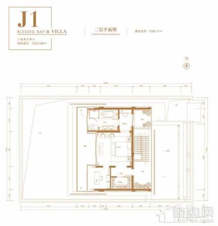 葛洲坝·海棠福one别墅J1户型（二层）