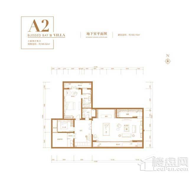 葛洲坝·海棠福one别墅A2户型（地下一层）