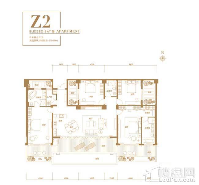 葛洲坝·海棠福one别墅Z2户型