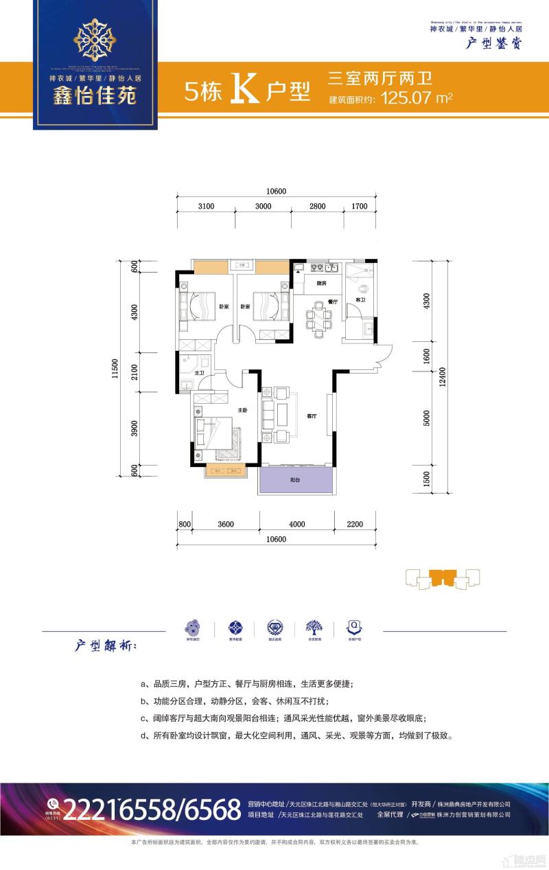 鼎典房产鑫怡佳苑户型图