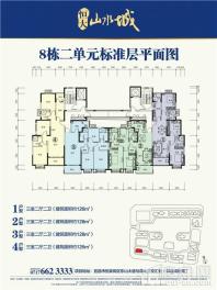 8栋二单元标准平面图