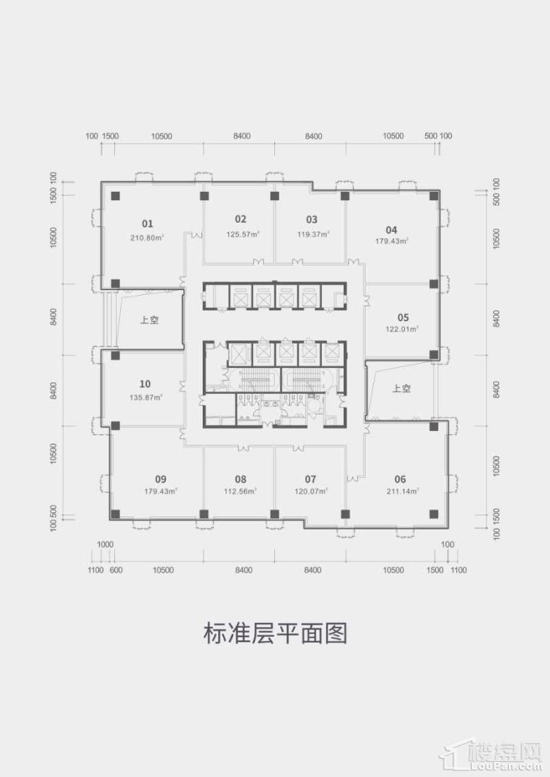 标准层平面图