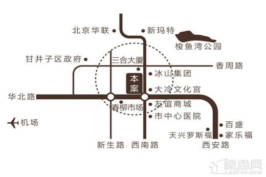 春柳公园位置图