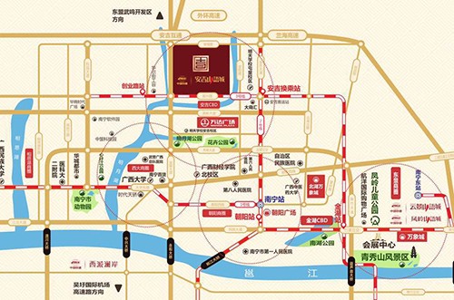 中国铁建安吉山语城位置图