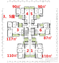 3、5座户型图