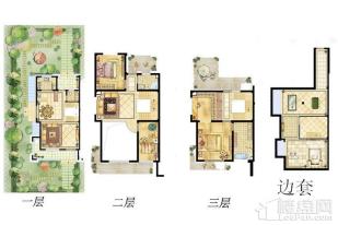 叠加边套户型图