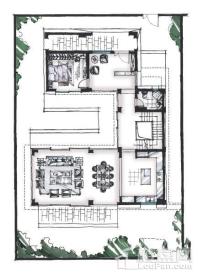 320平户型 - 联排别墅