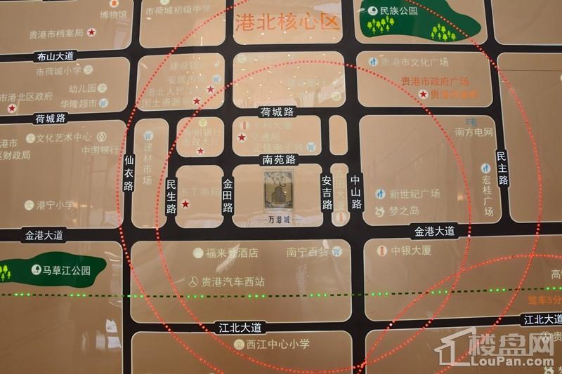 万港城位置图