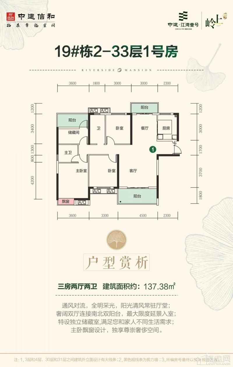 中建江湾壹号户型图