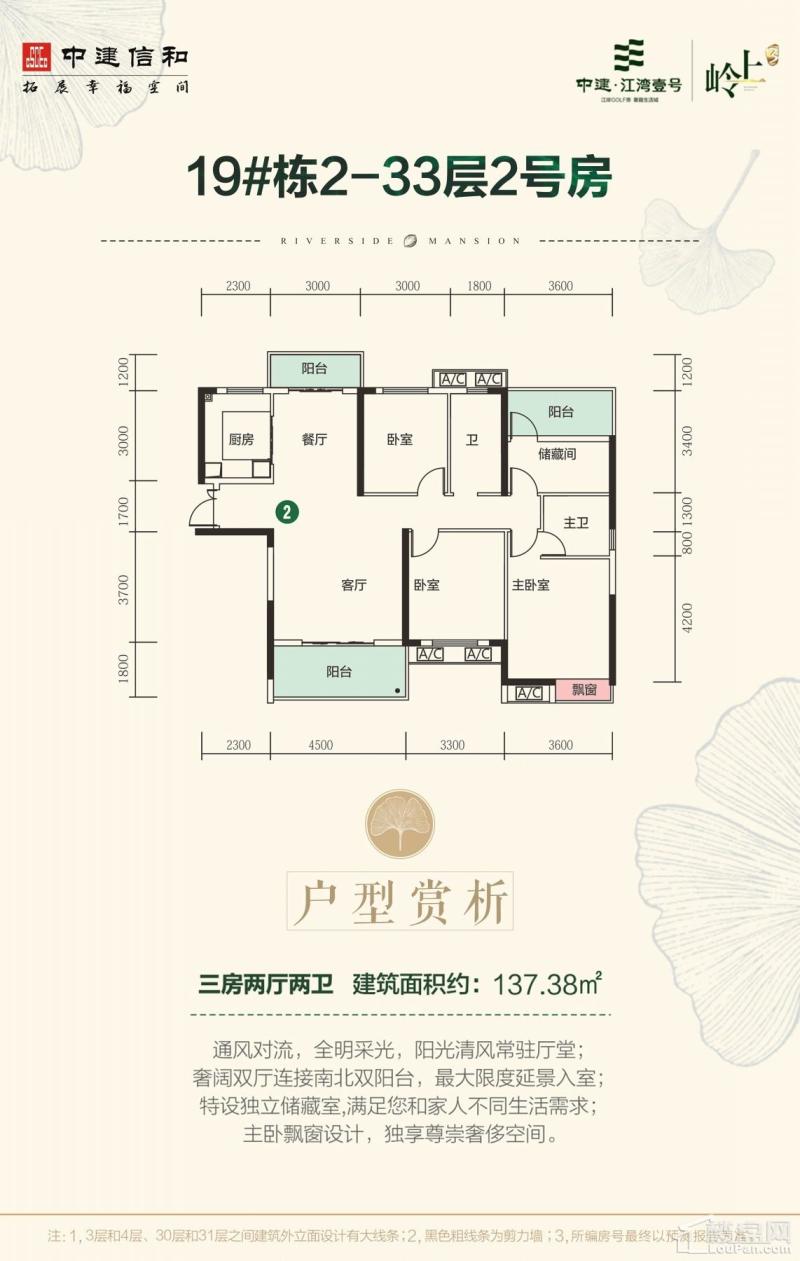 中建江湾壹号户型图