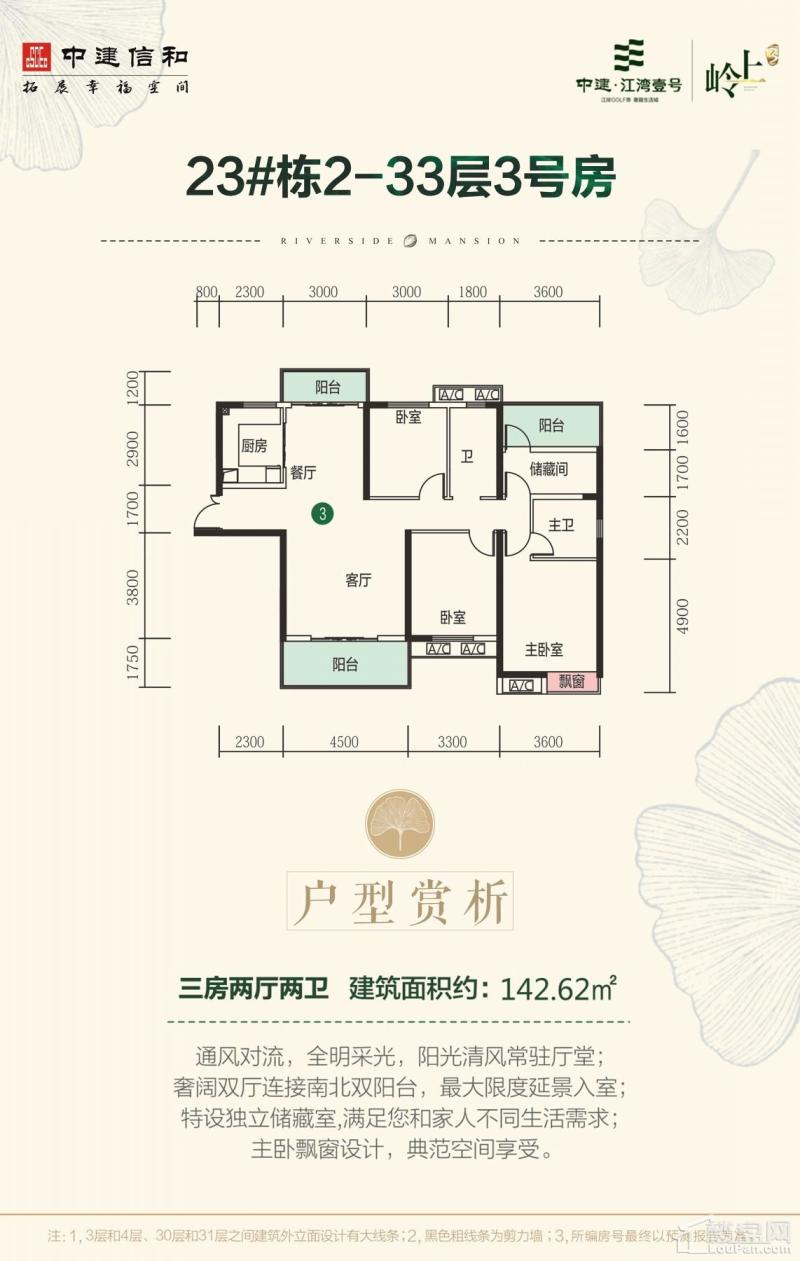 中建江湾壹号户型图