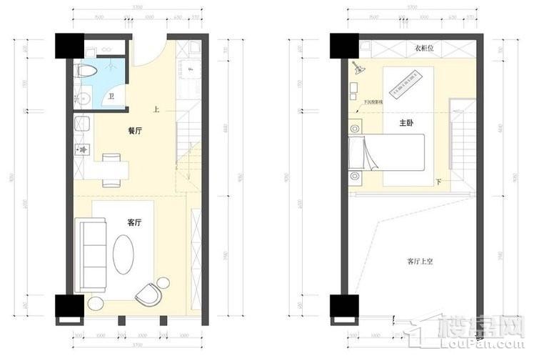 23-22#45.95平LOFT公寓