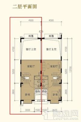 花园联排户型