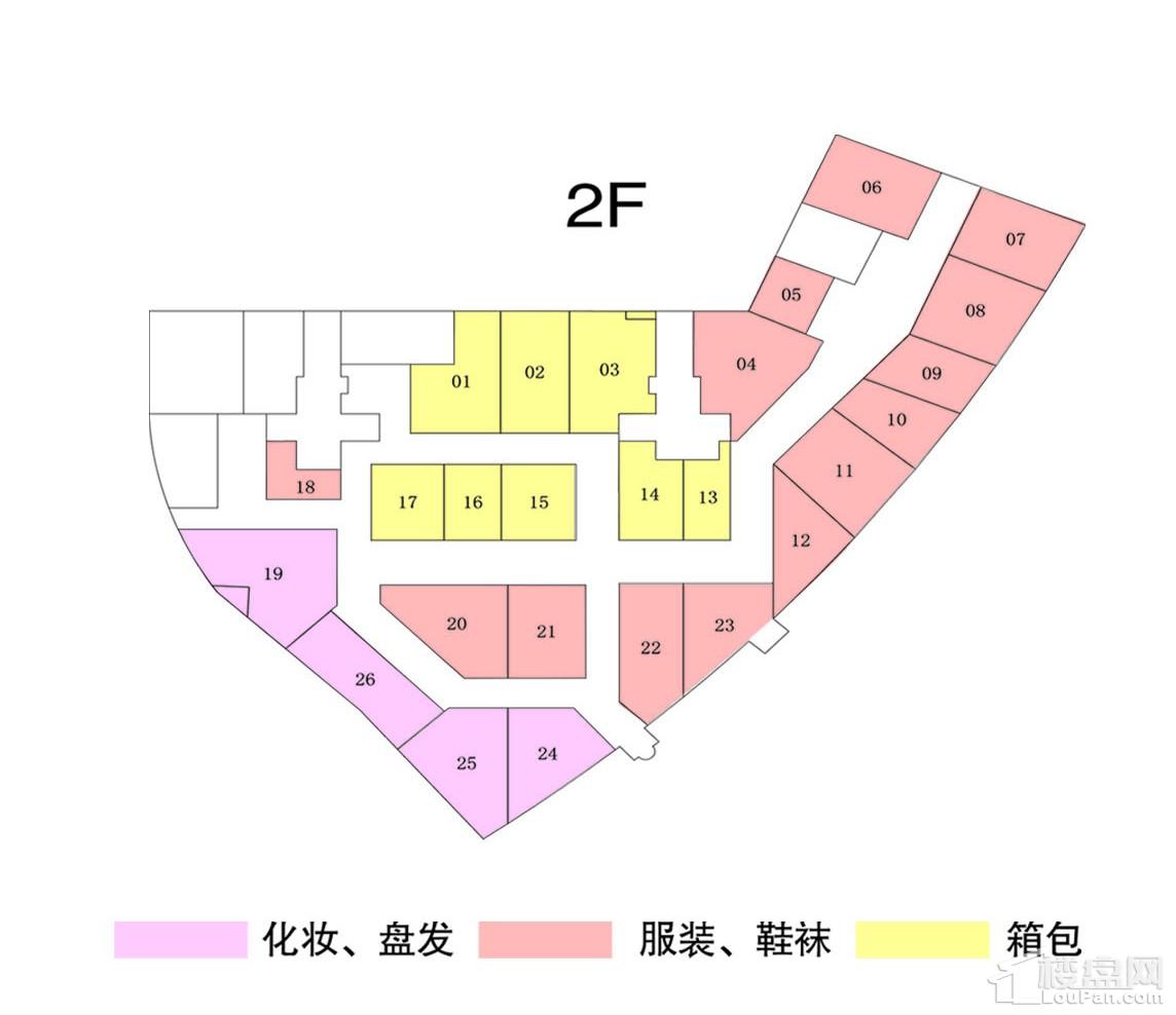 二楼商铺平面规划图