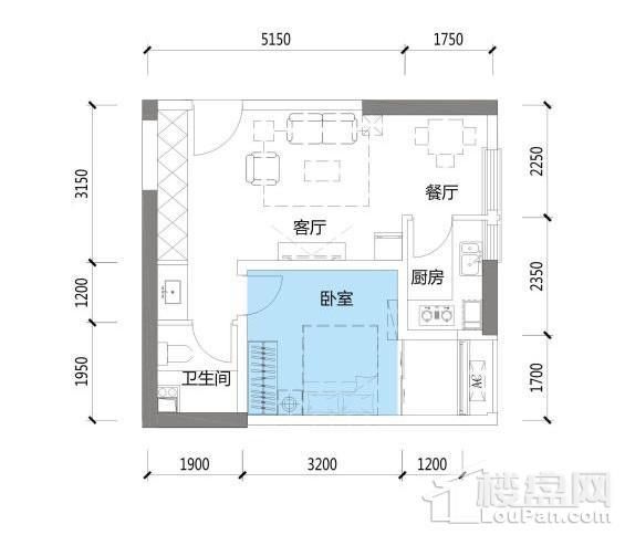 华盛观荟户型图