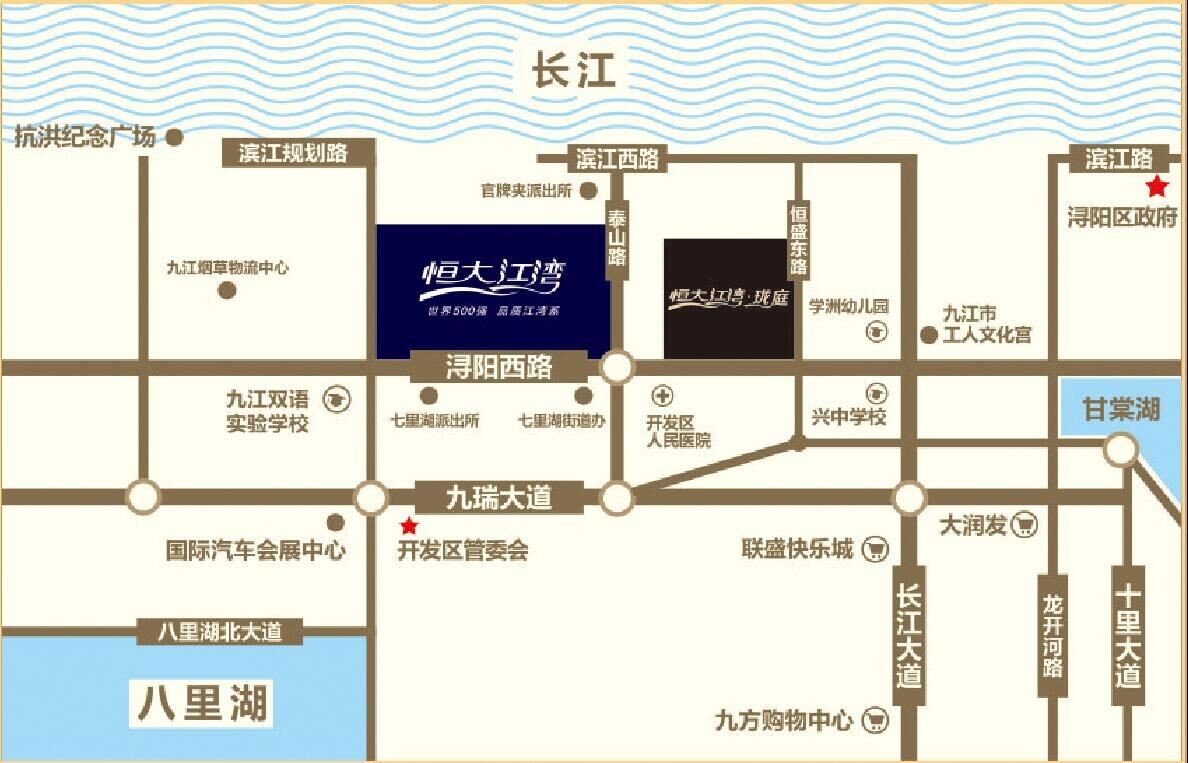 恒大江湾位置图片
