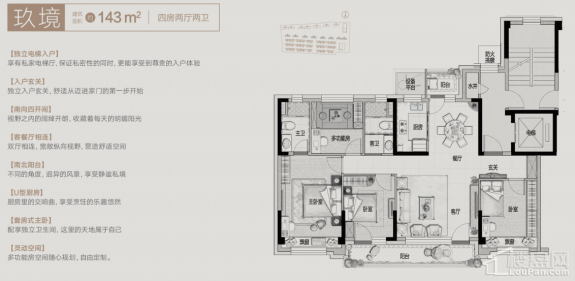 高层143户型图