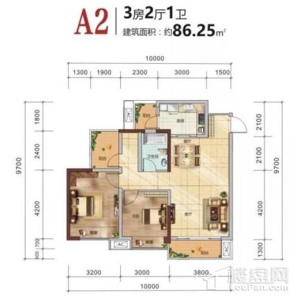 长虹国际城四期A2户型