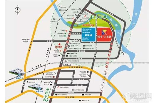 希宇·上东城位置图