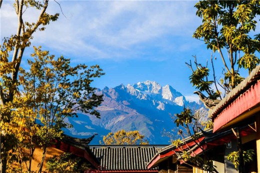 雪山艺术小镇实景图