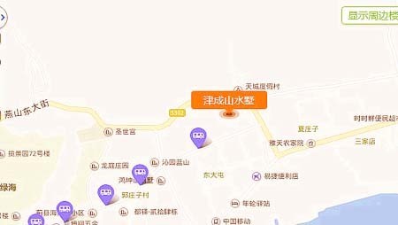 津成山水墅位置图