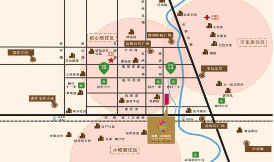 雍鑫泽华中心位置图