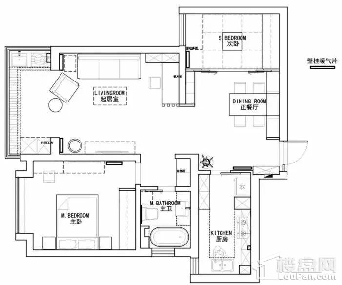 家裝設計 | 89㎡日式兩居,完全不輸給大戶型!