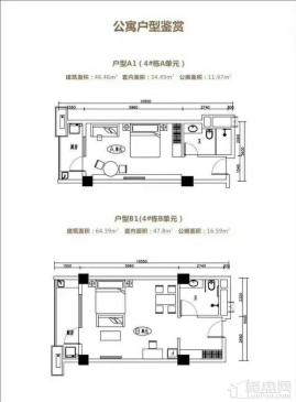 华泰城公寓户型图