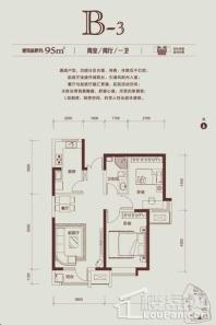 高层标准层B-3户型