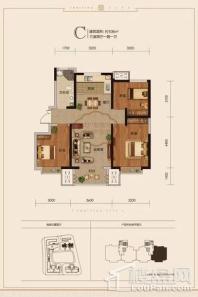 C地块小高层标准层C户型