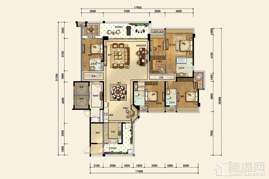 中建嘉和城16栋户型图图片