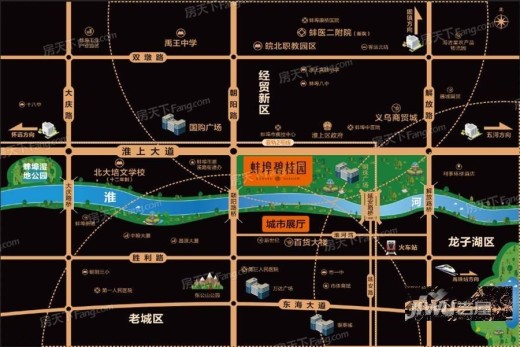 蚌埠碧桂园位置图