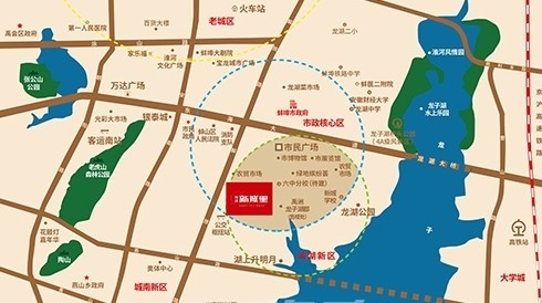 禹洲新城里位置图