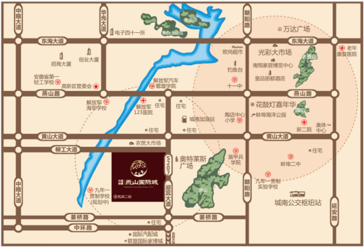 中铁燕山国际城位置图